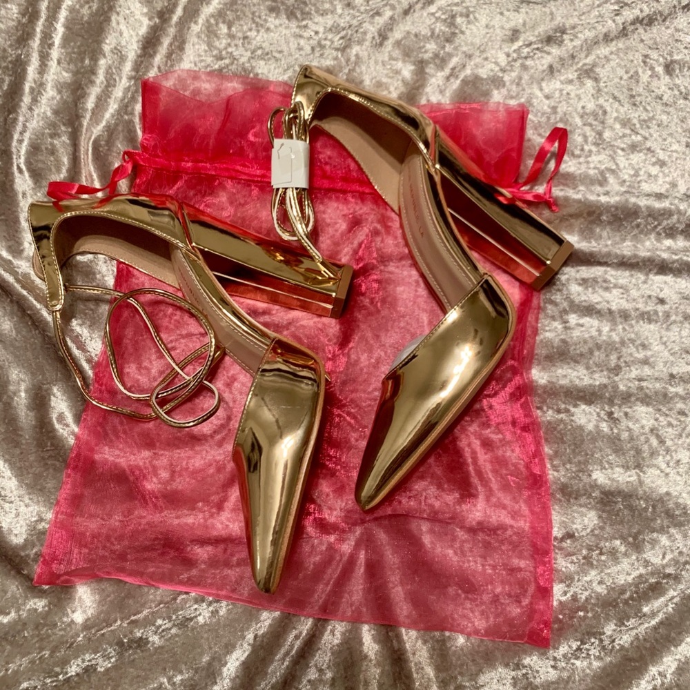 Rose Gold Pointy Heel